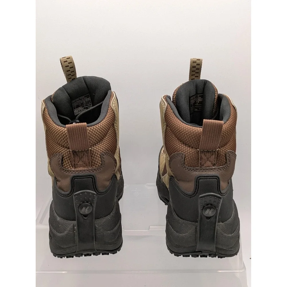 Korkers Redside Wading Boots Mens 8 Brown Fishing Kling-On Soles FB-3310